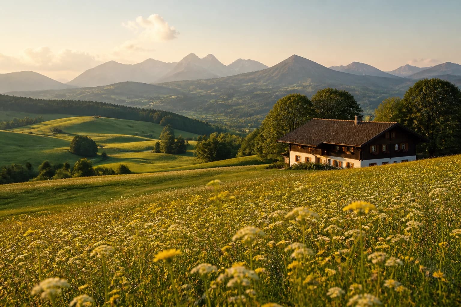 Die Allgäuer Landschaft – Heimat der Familie Baumann